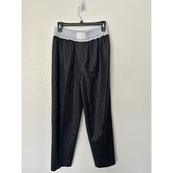 Alexander Wang Pants - Alexander Wang Elastic Pull On Track Pants Virgin Wool Cotton Blend Size 0